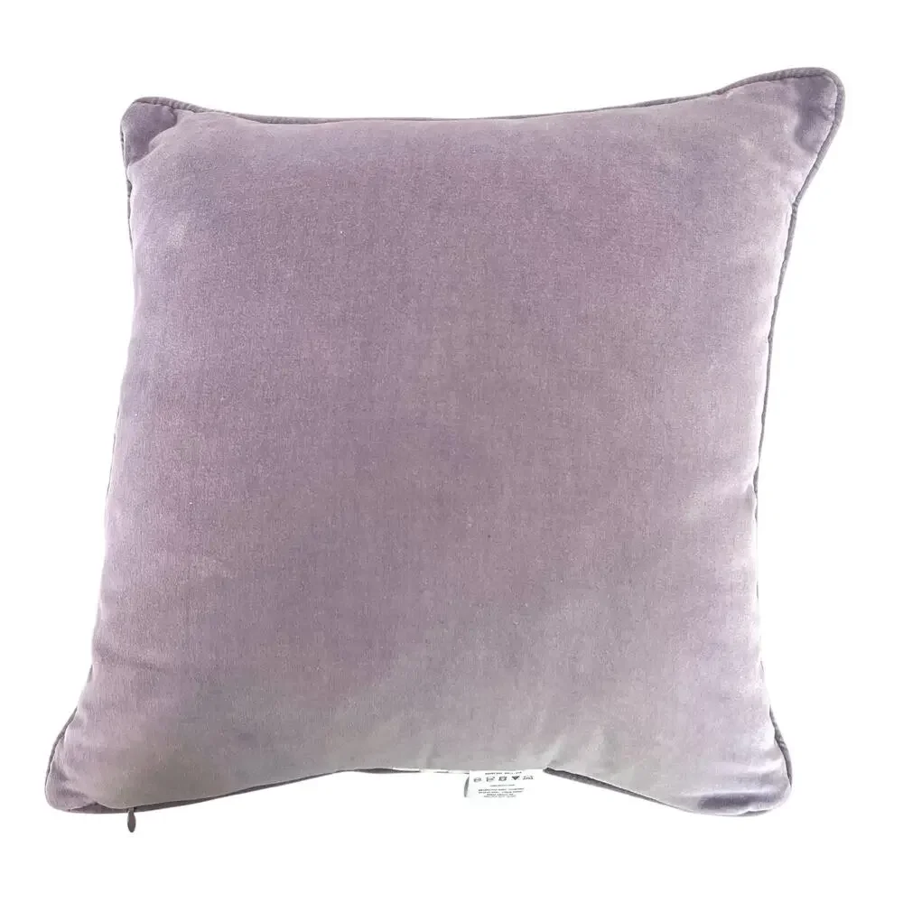 Johnathan Adler Happy Chic Purple Pagoda Needlepoint Accent Pillow Chinoiserie
